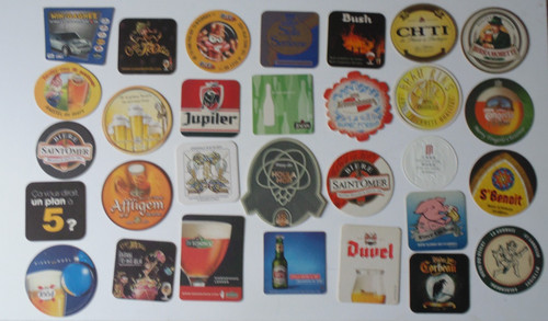 Lot sous bock differents - 30,