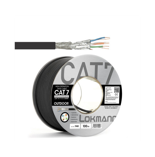 Câble ethernet extérieur cat - câble,