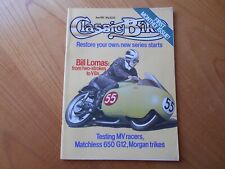 Classic Bike Magazine - June 1981 - MV racers / Morgan trikes /Matchless 650 G12