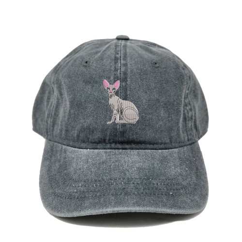 Sphynx cat embroidered - , dad