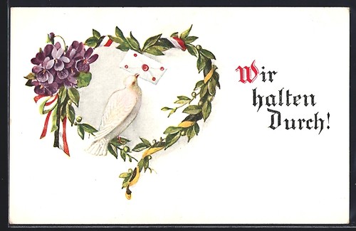Pigeon voyageur dans coeur - dans,