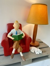 Statuette Tintin fauteuil Lampe Pixi Regout - no  leblon aroutcheff Boîte Certif