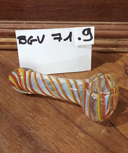 Pipe verre soufflé - verre,