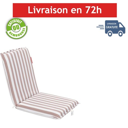 Chaise longue pliante beige - chaise,