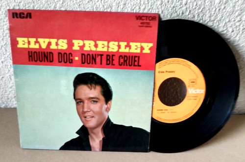 45t elvis presley hound - presley,