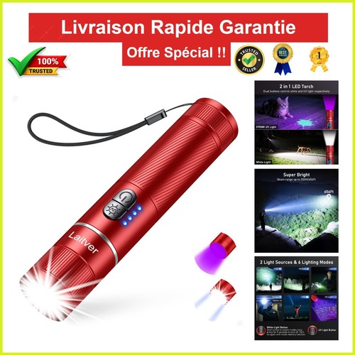 Lampe torche rechargeable - lampe, led