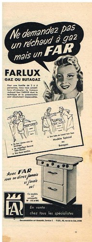 Advertising 1952 far gas - far, or