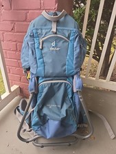 Deuter  Kid Comfort 2 II Child Carrier Backpack For Travel & Hiking , Aqua 
