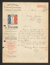TOULOUSE (31) FRENCH CALCIUM CARBIDE COUNTER ""J. DULON"" in 1924