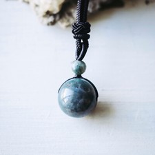 Pendentif boule AGATE MOUSSE