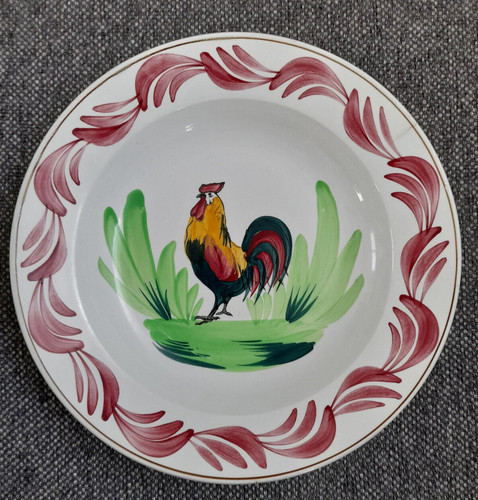 Ancienne assiette creuse - 🐔,