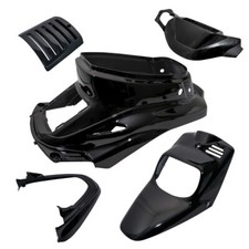 Kit de carénage 5 pièces TNT à partir de 2004 noir métallisé MBK Booster
