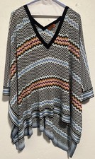 MISSONI Zigzag Kimono Poncho