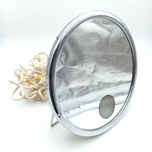 Ancien miroir 24cm loupe - miroir,