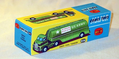 Corgi toys 1134 army - army, fuel