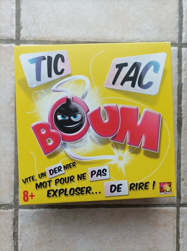 Jeu société tic tac - tic, boum