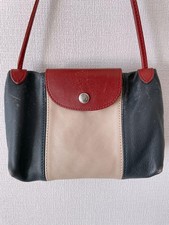 Longchamp Le Pilage Cuir Shoulder Crossbody Bag ANA Ltd Leather USED Good Cond