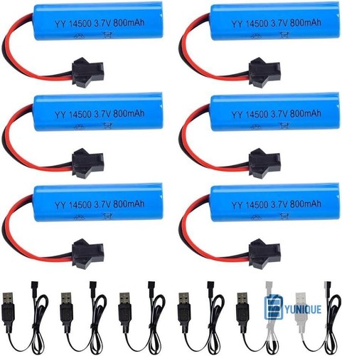 Batterie lipo 7v 800mah - 6x,