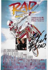 Eddie Fiola signed-auto 4x6 photo Rad Freestyle BMX Stunts Rare COA LOOK!