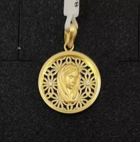 Pendentif 18k 750 mls - or,