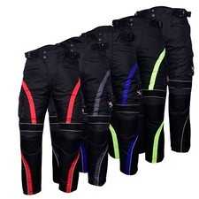Moto Imperméable Cordura Textile Pantalon Armures 5 Couleurs