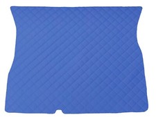 Cuir éco Tapis de coffre BLEU