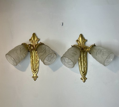 Paire appliques art déco - paire,