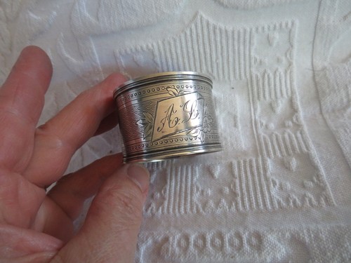 Ancien rond serviette en - de,