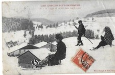 CPA carte postale ancienne Les