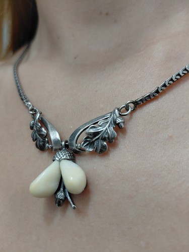 Collier argent 835 trophée - collier, de
