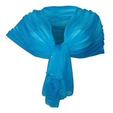 Couleur Unie Glitter Écharpe