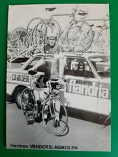 CYCLING cycling card HERMAN VAN DER SLAGMOLEN team FLANDRIA CA-VA ONLY 1979