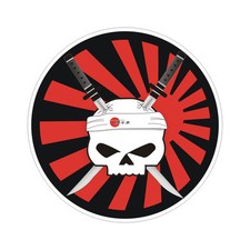 Sticker plastifié SKULL