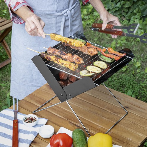 Mini barbecue pliable portable - mini-barbecue,
