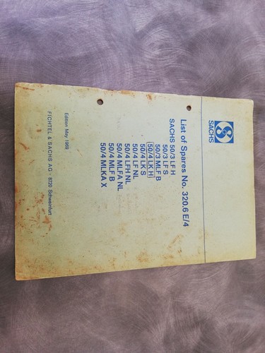 Part list moteur sachs - part,