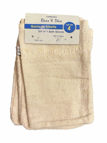 Lots gants de toilette - 4,
