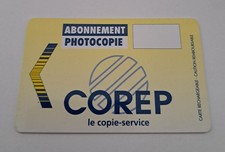 COREP Card for Photocopier, Mid 2000s