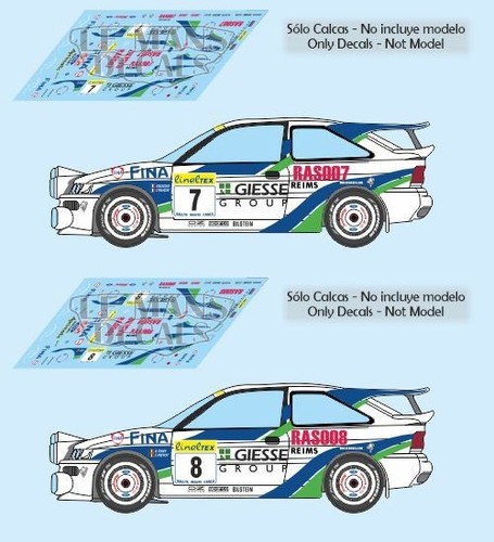 Décal ford escort - escort, cosworth
