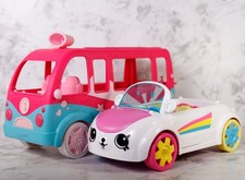 Shopkins GLITZI Ice Cream Truck & Happy Places Rainbow Beach Convertible Car