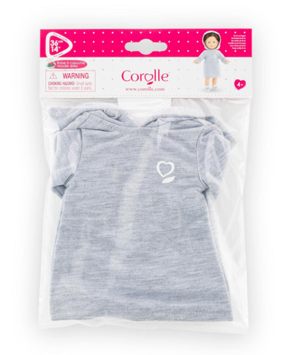 Corolle robe capuche grise - a,
