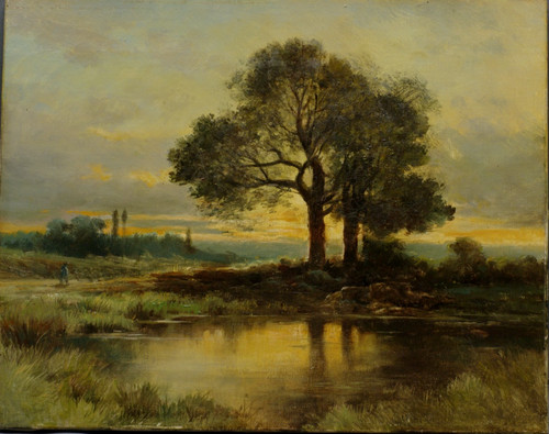 Tableau crépuscule 19ème