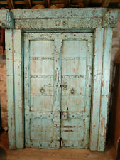 Ancienne porte indienne 201 x 143 cm / livraison possible