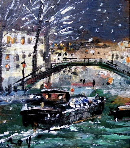 Paris canal saint martin - paris., le