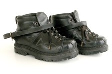 Chaussures de ski cuir noir