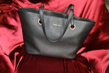 Calvin Klein Black Saffiano
