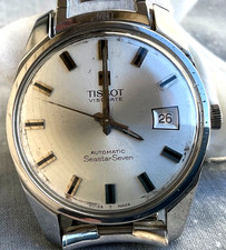 Vintage 70's Tissot Seastar Seven Automatic Men’s Watch 784 Fresh Service Swiss