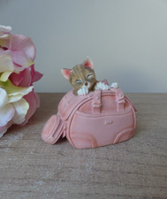 Figurine Chat Tigré Endormi