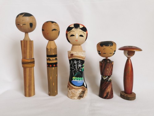 Kokeshi lot poupées - 5,