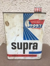 Ancien bidon d'huile Supra Spécial Sport / Collection / Automobilia / Garage
