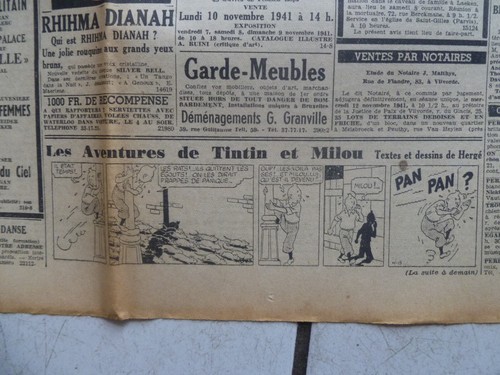 Tintin journal soir num - tintin,